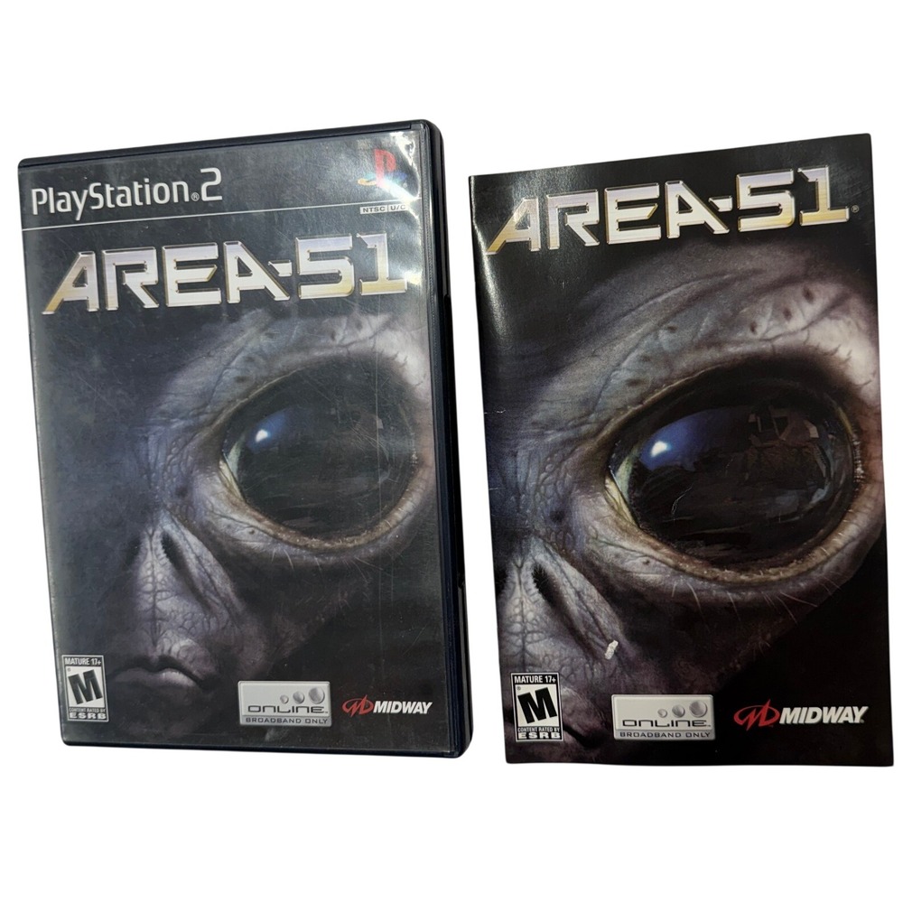 Area 51 Sony PlayStation 2 PS2 Game